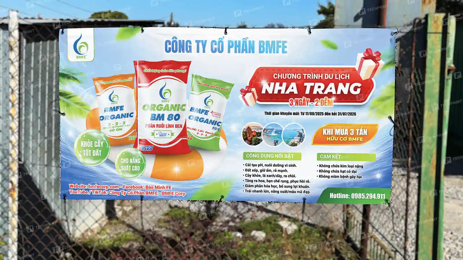 in băng rôn quảng cáo sản phẩm