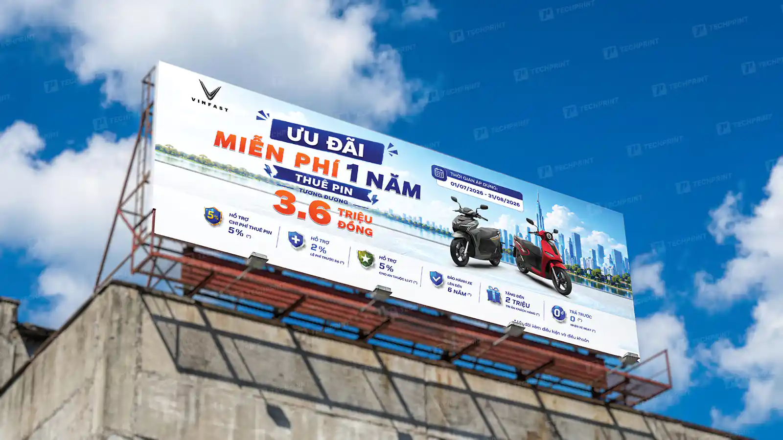 in băng rôn quảng cáo khuyến mãi
