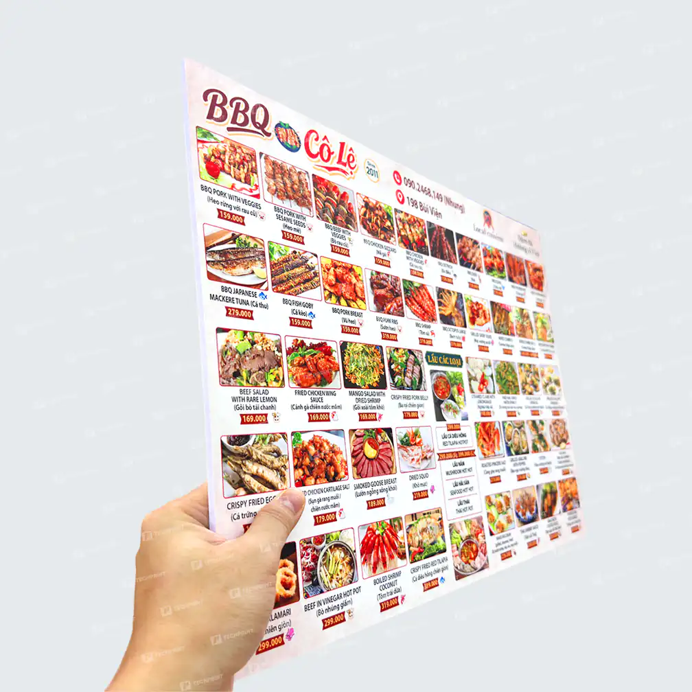 In Formex cao cấp, chuẩn màu 95%, bế hình phẳng đẹp